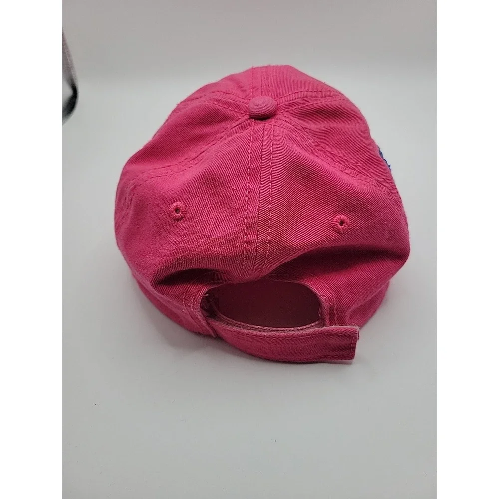 U.S. Polo Assn Pink Logo Baseball Cap Hat Unisex Adjustable Hook-and-Loop OS
